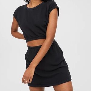Aerie Fleece Cutout Dress